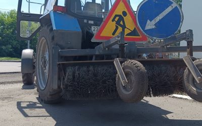 Услуги дорожной щетки на базе МТЗ - Липецк, заказать или взять в аренду