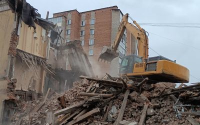 Промышленный снос и демонтаж зданий спецтехникой - Липецк, цены, предложения специалистов