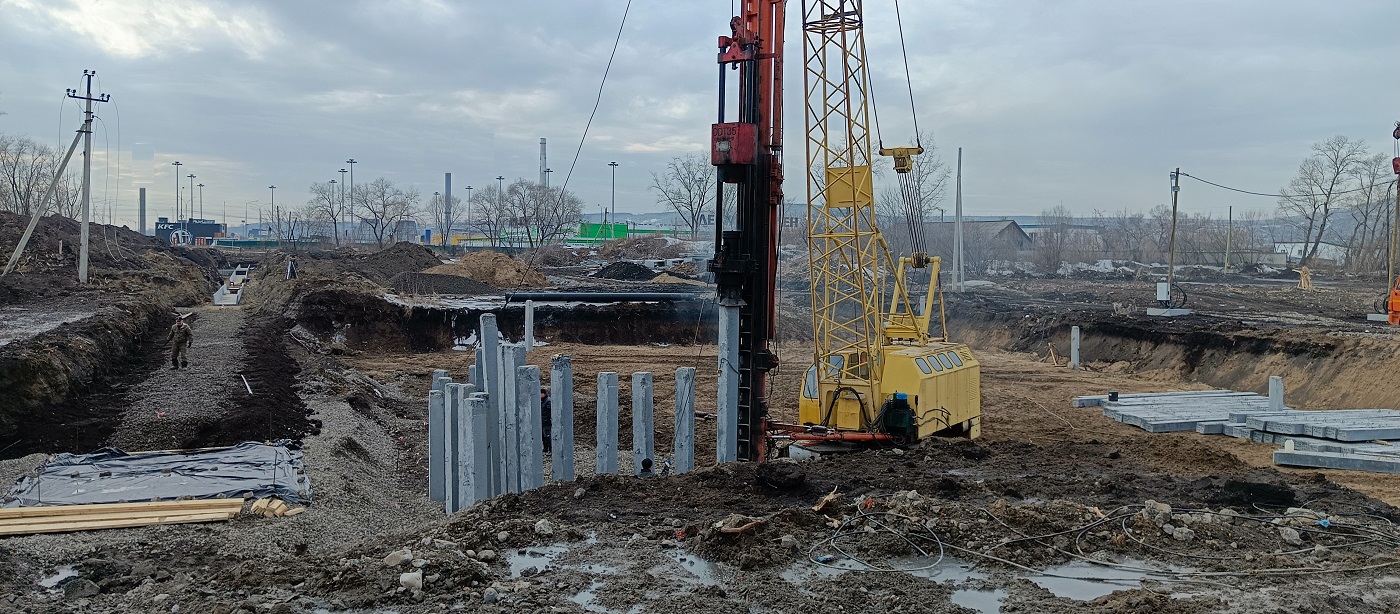 Аренда сваебоя для забивки бетонных свай в Липецкой области