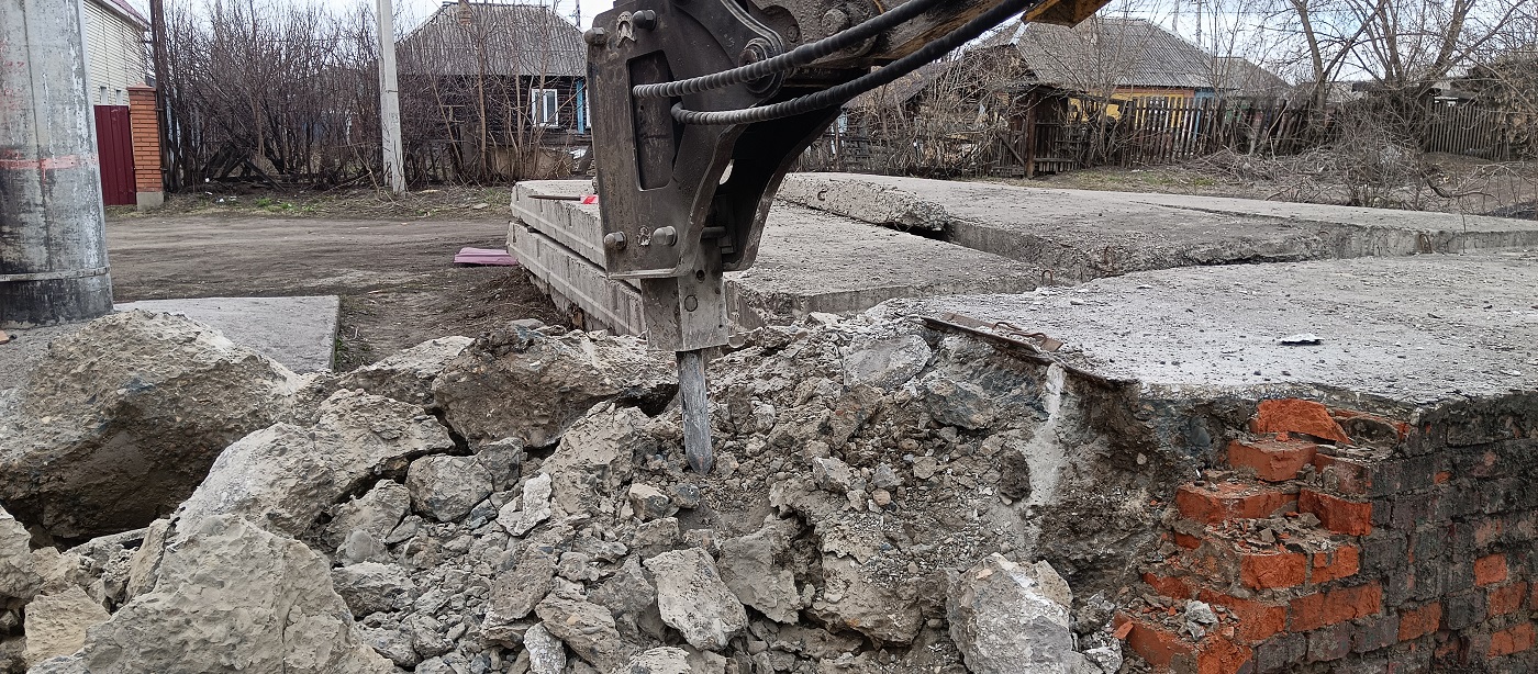Услуги и заказ гидромолотов для демонтажных работ в Чаплыгине
