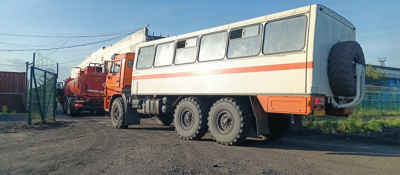 Вахтовые перевозки сотрудников автобусами и спецтехникой в Липецкой области